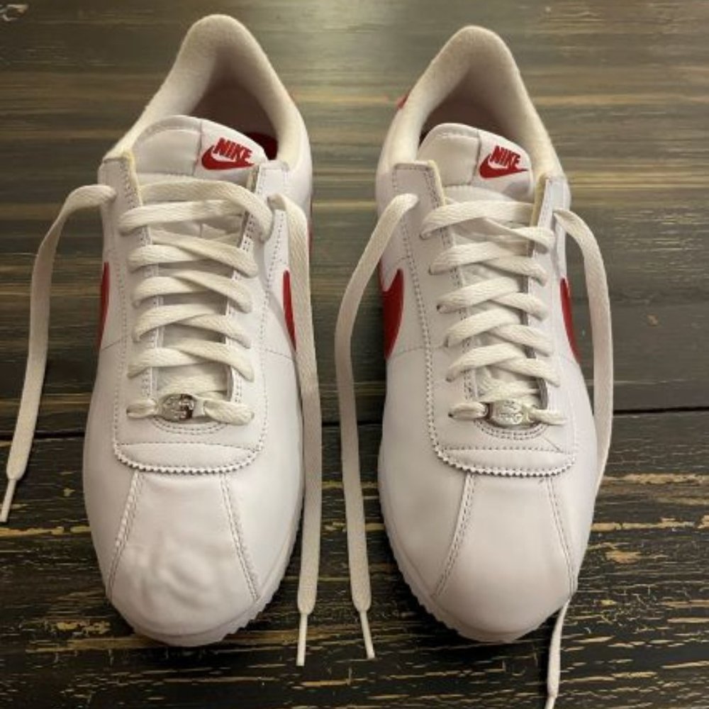 CASUAL NIKE CLASSIC WHITE RED BLUE SNEAKER